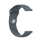 For-Huami-Amazfit-Youth-Edition-Silicone-Breathable-Watch-Band(Gray)