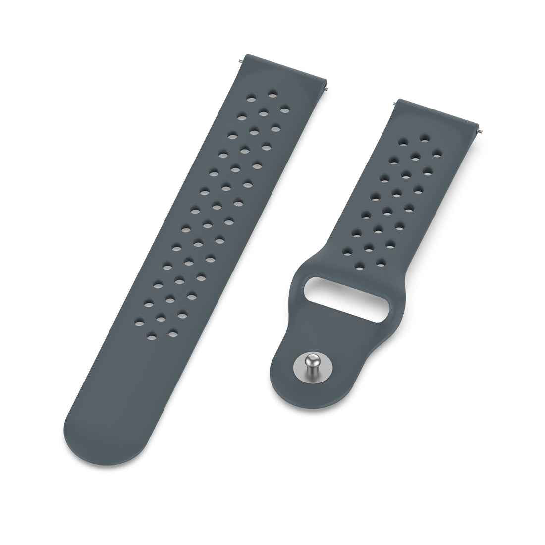 For-Huami-Amazfit-Youth-Edition-Silicone-Breathable-Watch-Band(Gray)