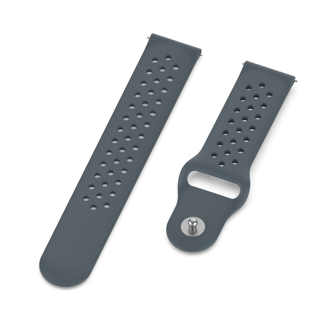 For-Huami-Amazfit-Youth-Edition-Silicone-Breathable-Watch-Band(Gray)