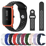 For-Huami-Amazfit-Youth-Edition-Silicone-Breathable-Watch-Band(Gray)