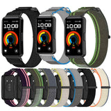 For-Huawei-Band-10-/-10-NFC-/-9-/-9-NFC-/-8-/-8-NFC-Loop-Nylon-Hook-and-Loop-Fastener-Watch-Band(Blackish-Green)