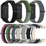For-Huawei-Band-10-/-10-NFC-/-9-/-9-NFC-/-8-/-8-NFC-Loop-Nylon-Hook-and-Loop-Fastener-Watch-Band(Blackish-Green)