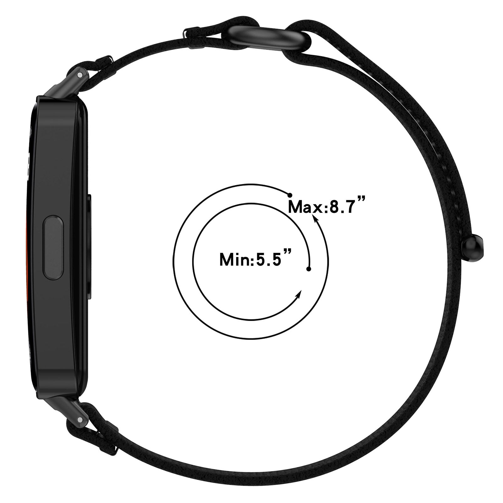 For-Huawei-Band-10-/-10-NFC-/-9-/-9-NFC-/-8-/-8-NFC-Loop-Nylon-Hook-and-Loop-Fastener-Watch-Band(Blackish-Green)