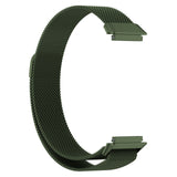 For-Huawei-Band-7-/-7-NFC-Milan-Metal-Magnetic-Watch-Band(Green)