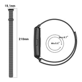 For-Huawei-Band-7-/-7-NFC-Milan-Metal-Magnetic-Watch-Band(Green)
