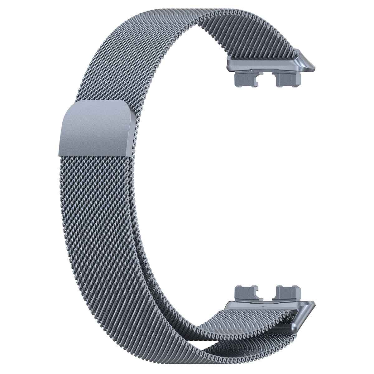 For-Huawei-Band-10-/-9-/-8-Milanese-Metal-Watch-Band(Space-Grey)