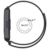 For-Huawei-Band-10-/-9-/-8-Milanese-Metal-Watch-Band(Space-Grey)