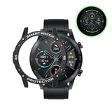 For-Huawei-Honor-Magic-2-46mm-Smart-Watch-TPU-Protective-Case,-Color:Black+White-Luminous-Green