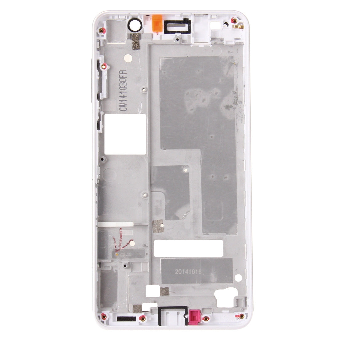 For-Huawei-Honor-6-Front-Housing-LCD-Frame-Bezel(White)