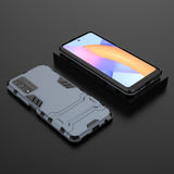 For-Huawei-Honor-10X-Lite-PC-+-TPU-Shockproof-Protective-Case-with-Holder(Navy-Blue)