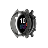 For-Huawei-Honor-Magic-watch2-42mm-TPU-Wrapped-Empty-Half-Case-Watch-Case(Transparent-Black)