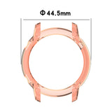 For-Huawei-Honor-Magic-watch2-42mm-TPU-Wrapped-Empty-Half-Case-Watch-Case(Transparent-Black)