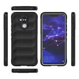 For-Huawei-Mate-20-Lite-Magic-Shield-TPU-+-Flannel-Phone-Case(Dark-Green)