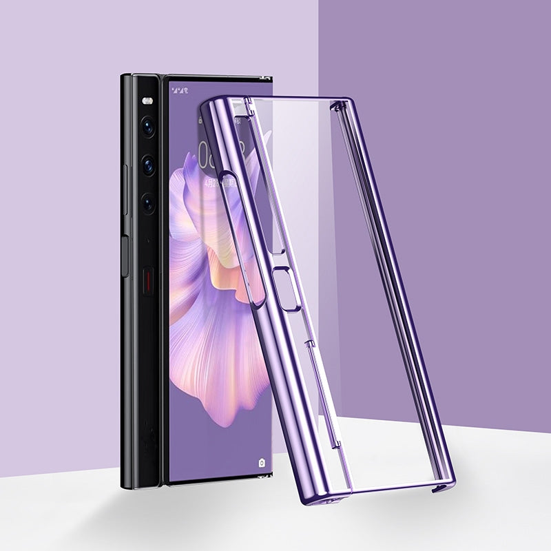 For-Huawei-Mate-Xs-2-6D-Electroplate-PC-Phone-Case(Purple)