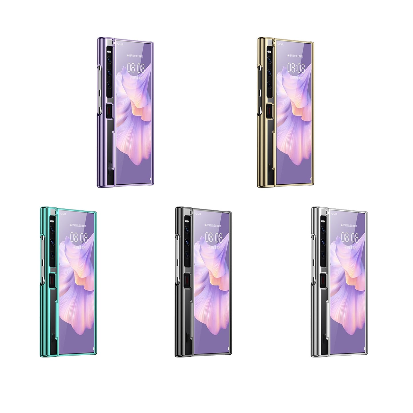 For-Huawei-Mate-Xs-2-6D-Electroplate-PC-Phone-Case(Purple)