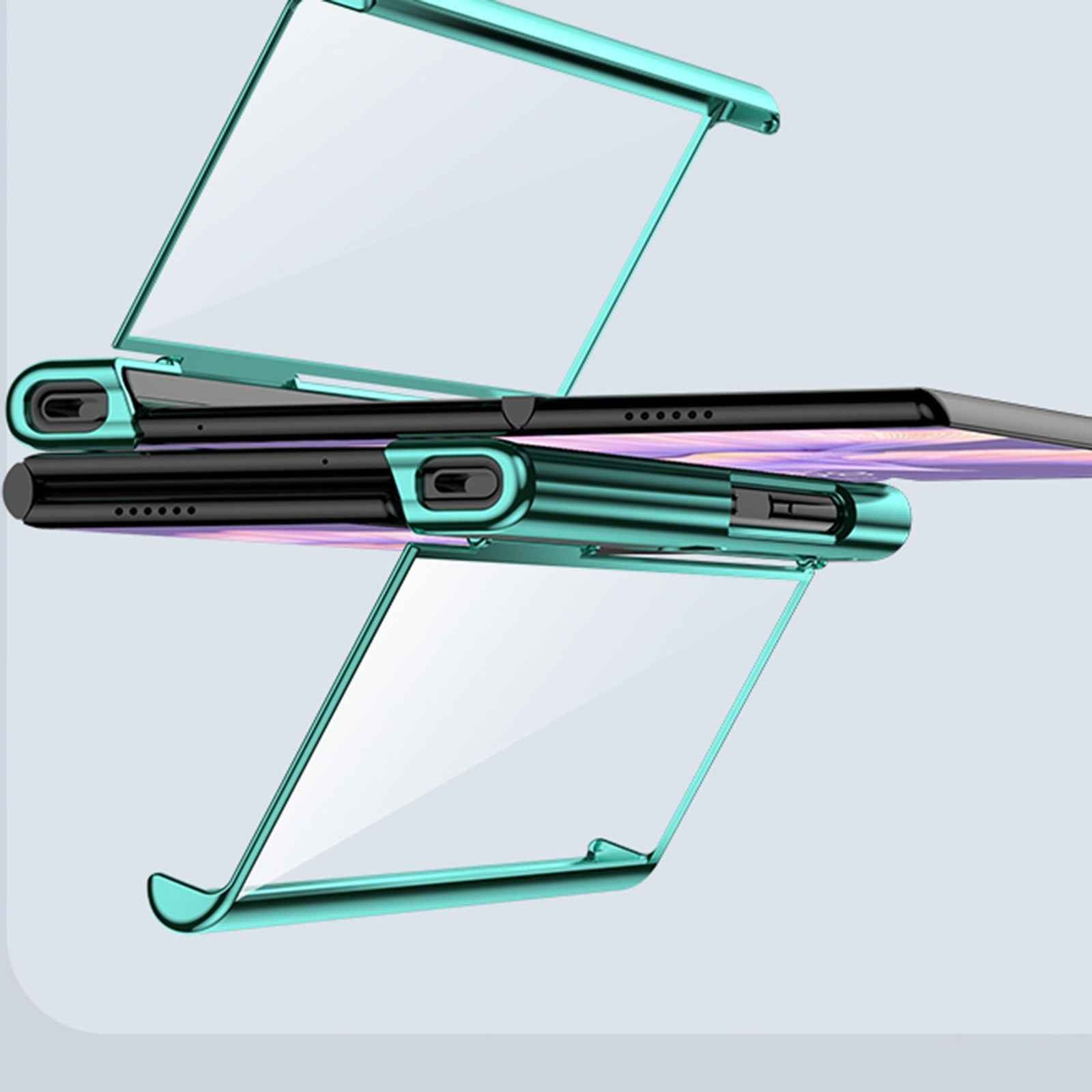 For-Huawei-Mate-Xs-2-6D-Electroplate-PC-Phone-Case(Purple)
