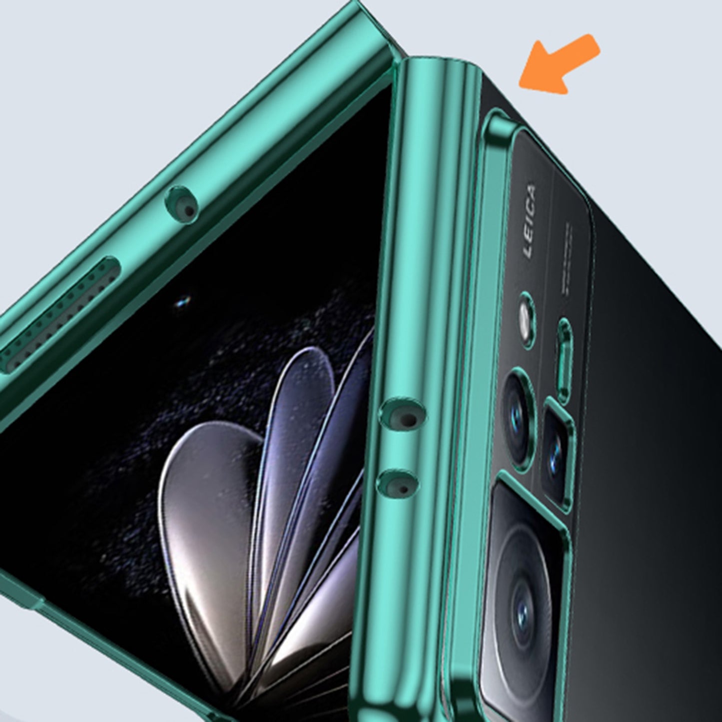 For-Huawei-Mate-Xs-2-6D-Electroplate-PC-Phone-Case(Black)