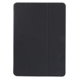For-Huawei-MatePad-SE-11-GEBEI-3-folding-Holder-Shockproof-Flip-Leather-Tablet-Case(Black)