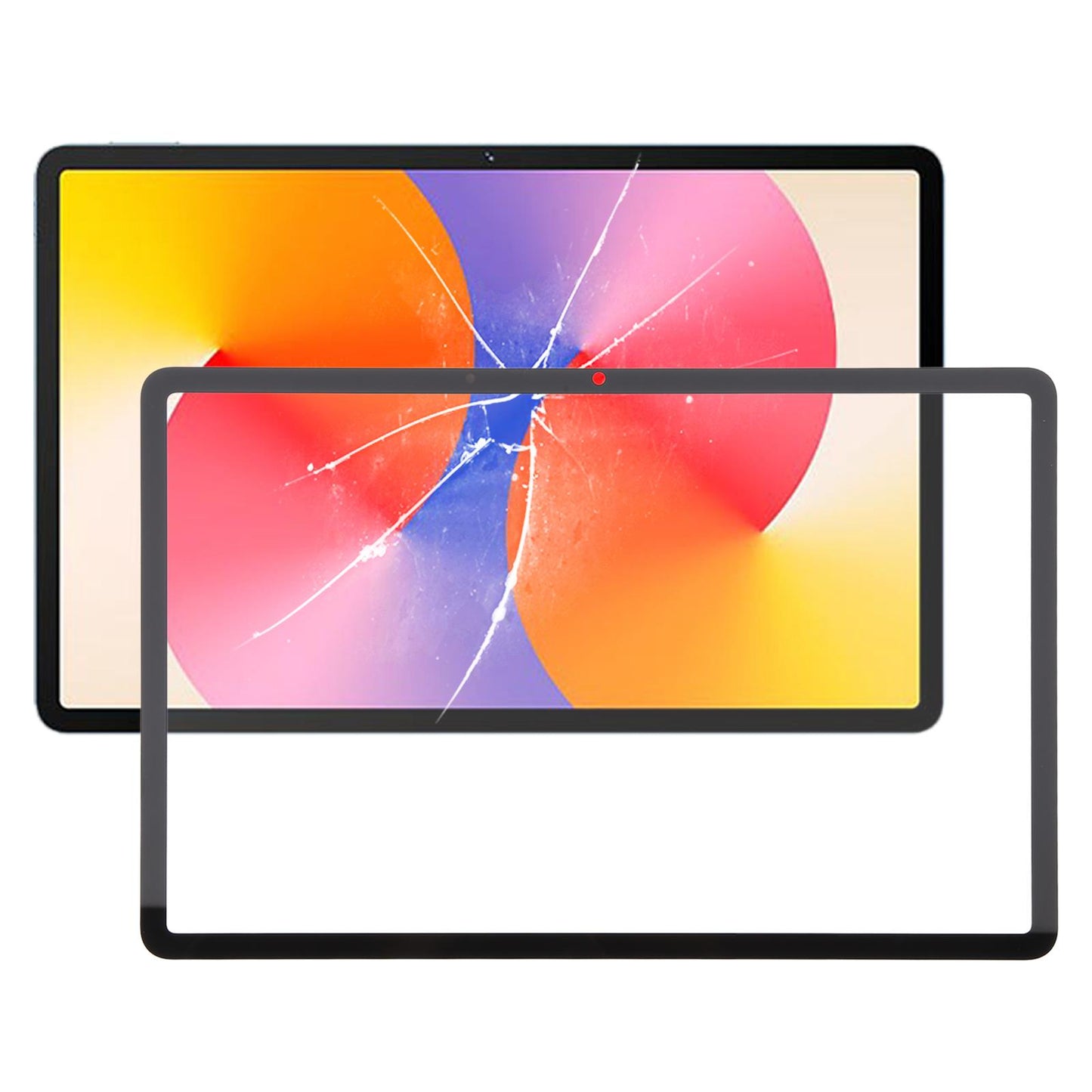 For-Huawei-MatePad-SE-11-inch-AGS6-W00-Front-Screen-Outer-Glass-Lens,-Kids-Version-(Black)