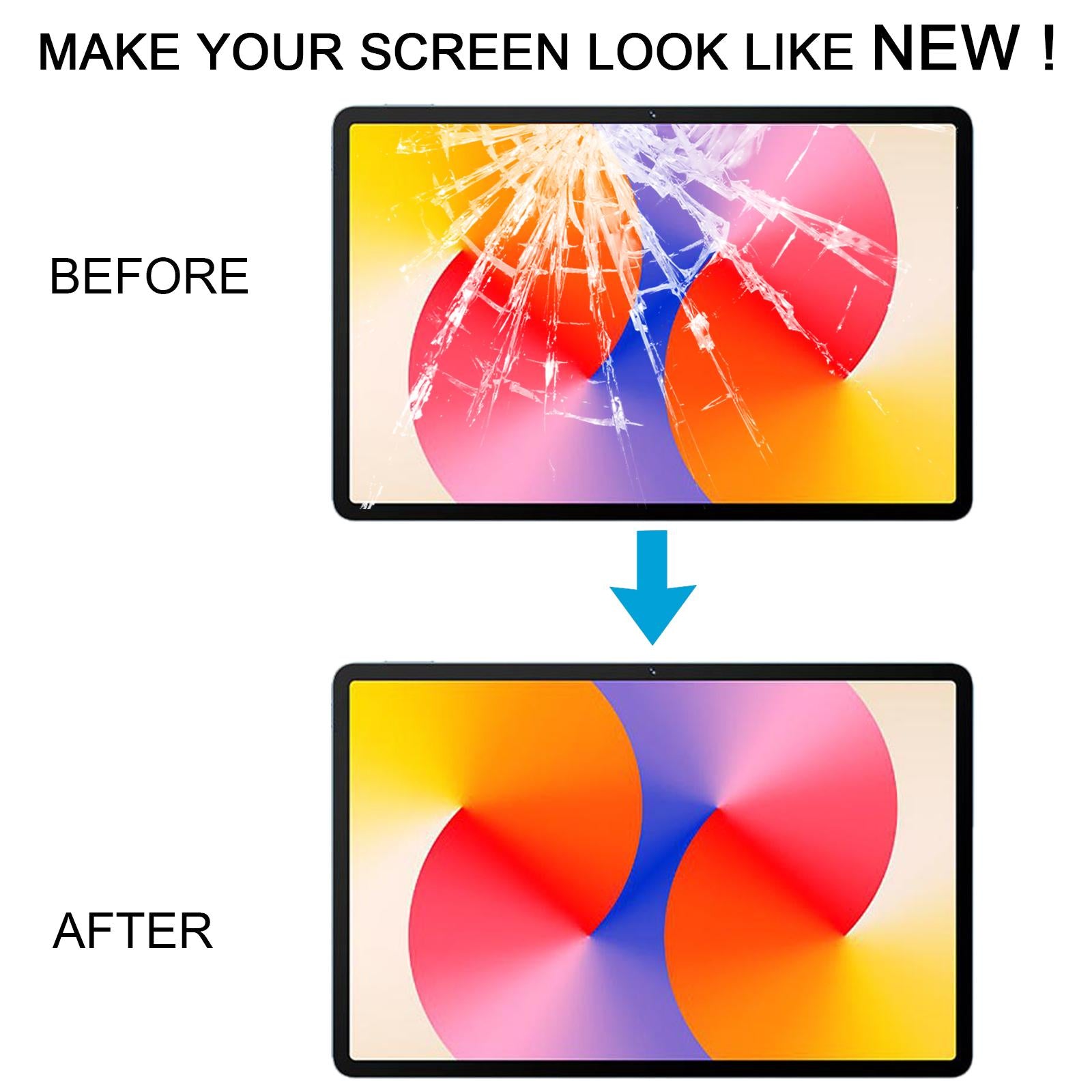 For-Huawei-MatePad-SE-11-inch-AGS6-W00-Front-Screen-Outer-Glass-Lens,-Kids-Version-(Black)