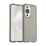 For-Huawei-nova-12s-Candy-Series-TPU-Phone-Case(Transparent-Grey)