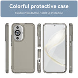 For-Huawei-nova-12s-Candy-Series-TPU-Phone-Case(Transparent-Grey)