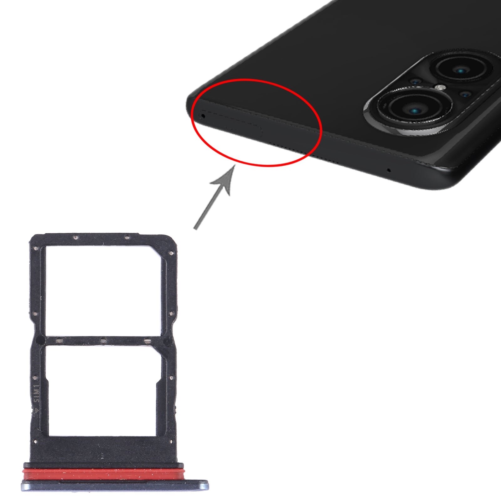 For-Huawei-Nova-9-SE-5G-SIM-+-SIM-Card-Tray-(Blue)