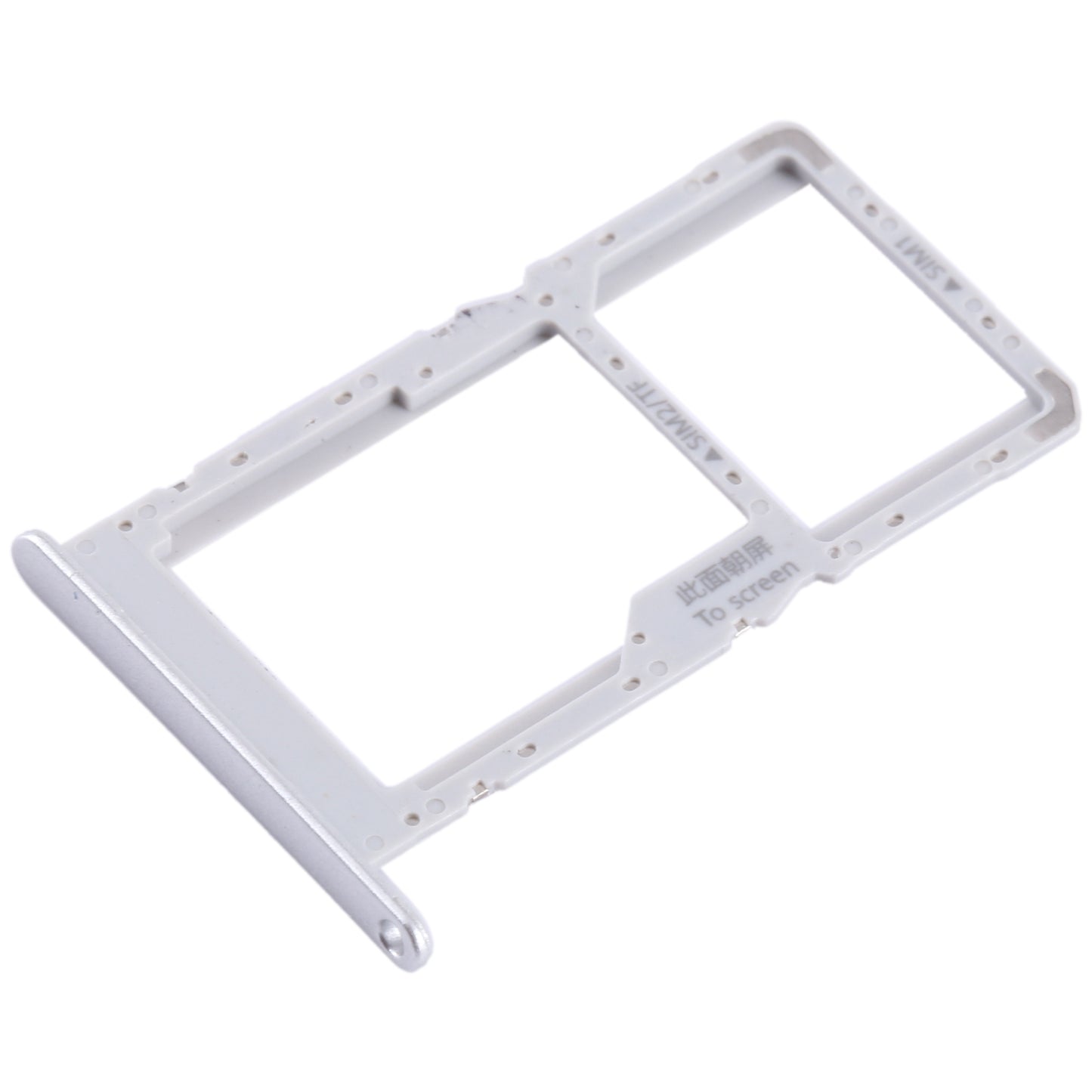 For-Huawei-nova-Y70-SIM-+-SIM-/-Micro-SD-Card-Tray-(Silver)