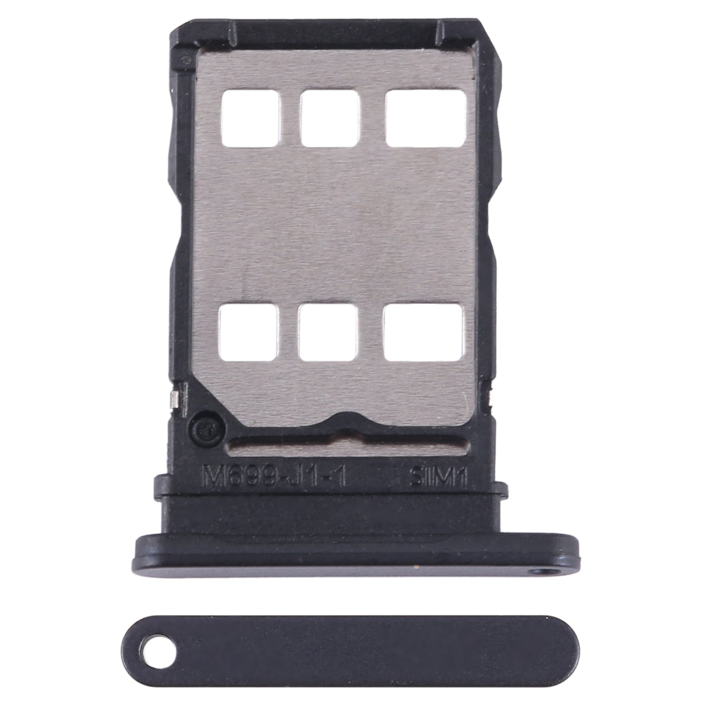 For-Huawei-nova-Y90-SIM-Card-Tray-(Black)