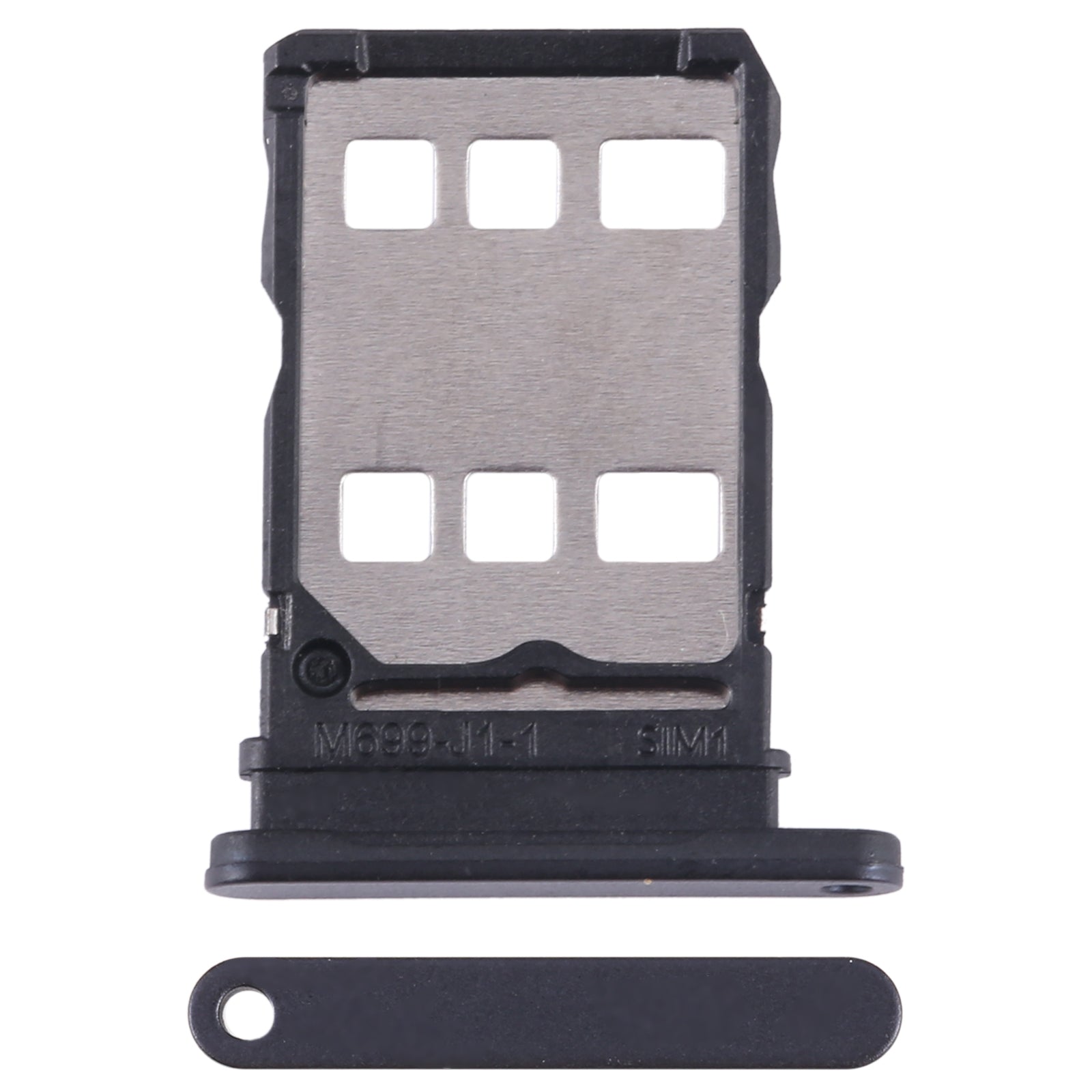 For-Huawei-nova-Y90-SIM-Card-Tray-(Black)