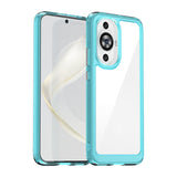 For-Huawei-nova-12s-Colorful-Series-Acrylic-+-TPU-Phone-Case(Transparent-Blue)