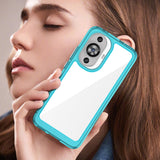 For-Huawei-nova-12s-Colorful-Series-Acrylic-+-TPU-Phone-Case(Transparent-Blue)