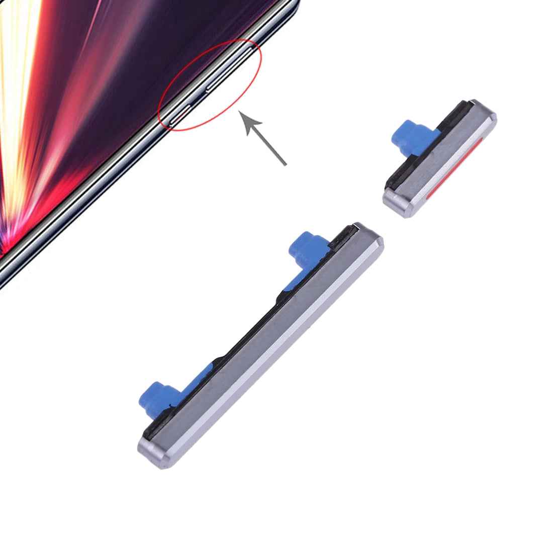 For-Huawei-P20-Pro-Side-Keys-(Silver)