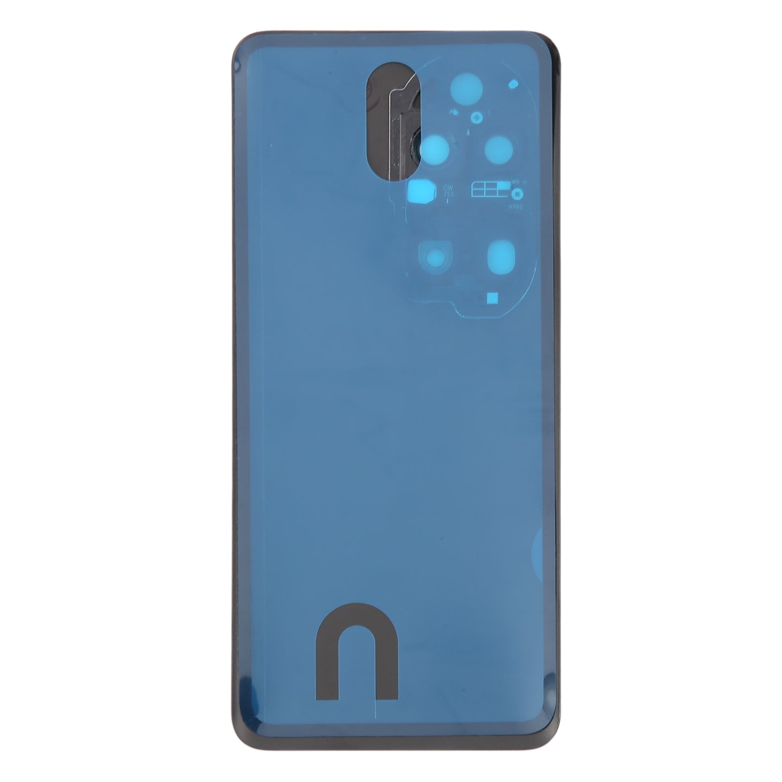 For-Huawei-P50-Pro-Battery-Back-Cover-with-Camera-Lens-Frame(Black)