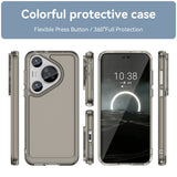 For-Huawei-Pura-70-Pro-Candy-Series-TPU-Phone-Case(Transparent-Grey)