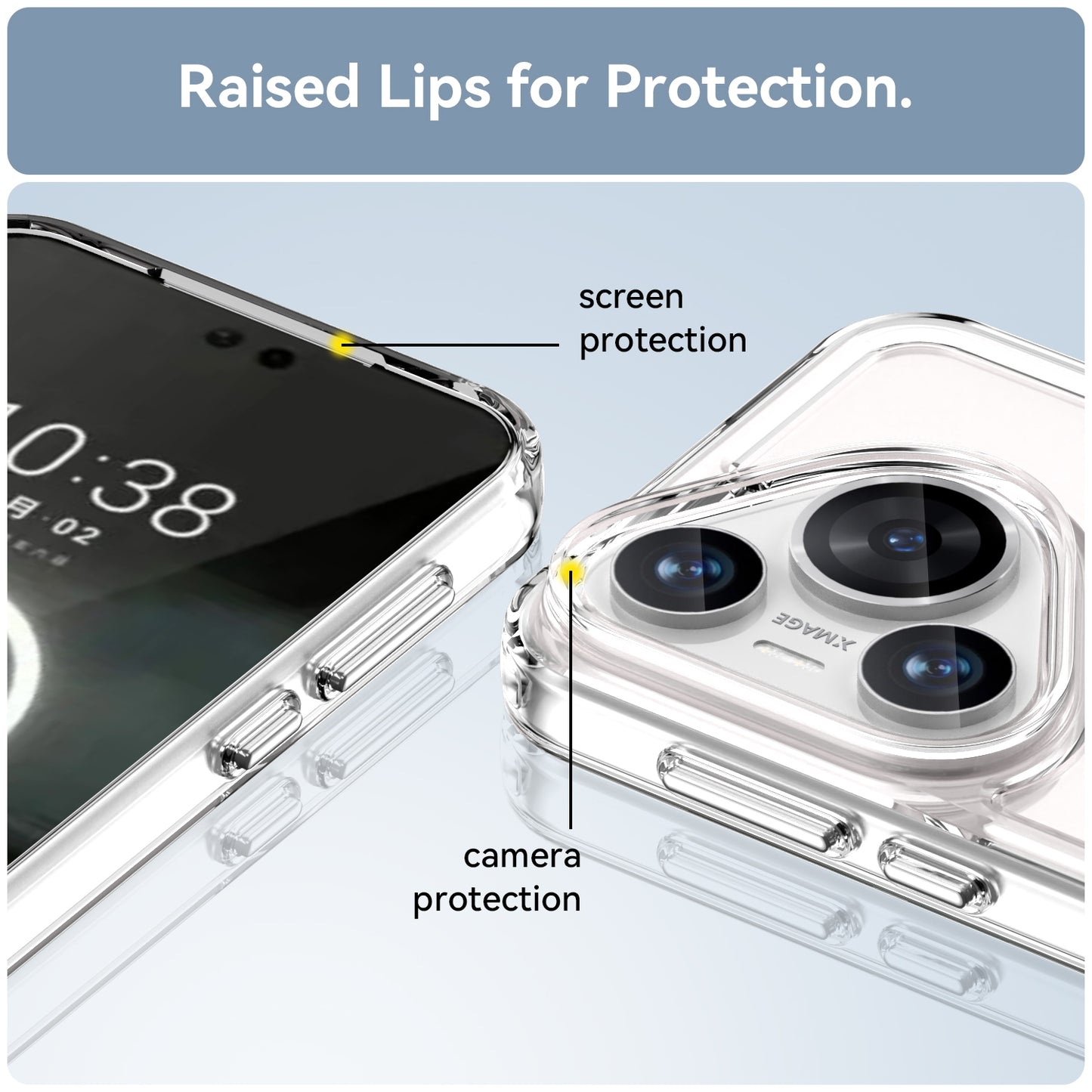 For-Huawei-Pura-70-Candy-Series-TPU-Phone-Case(Transparent)