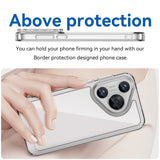 For-Huawei-Pura-70-Colorful-Series-Acrylic-+-TPU-Phone-Case(Transparent)
