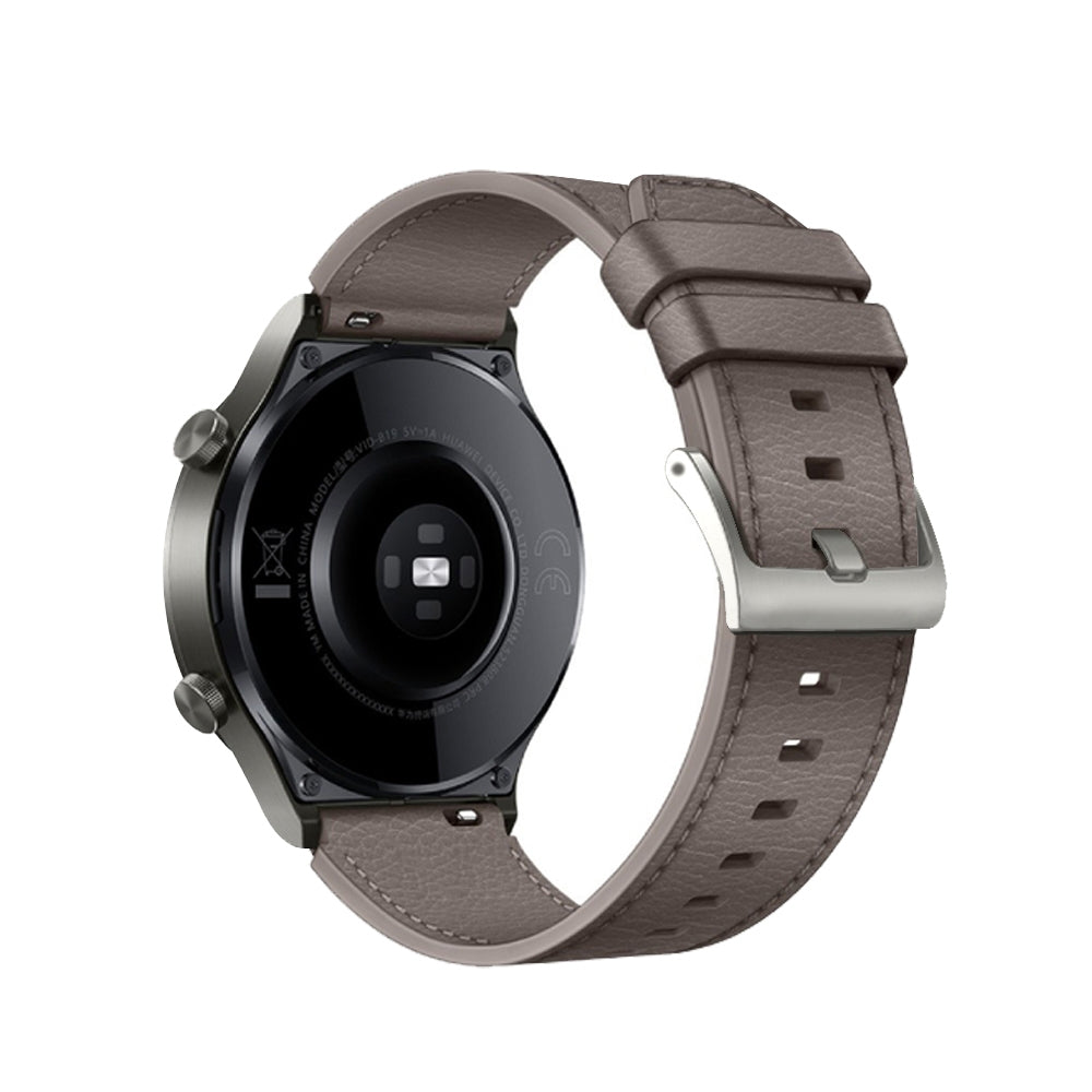Leather-Watch-Band-for-Huawei-Watch-GT2-Pro-(Grey)