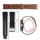 Leather-Watch-Band-for-Huawei-Watch-GT2-Pro-(Grey)