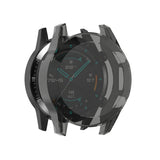 For-Huawei-Watch-GT2-46mm-Full-Coverage-Watch-Protective-Case-with-Screen(Transparent-Black)