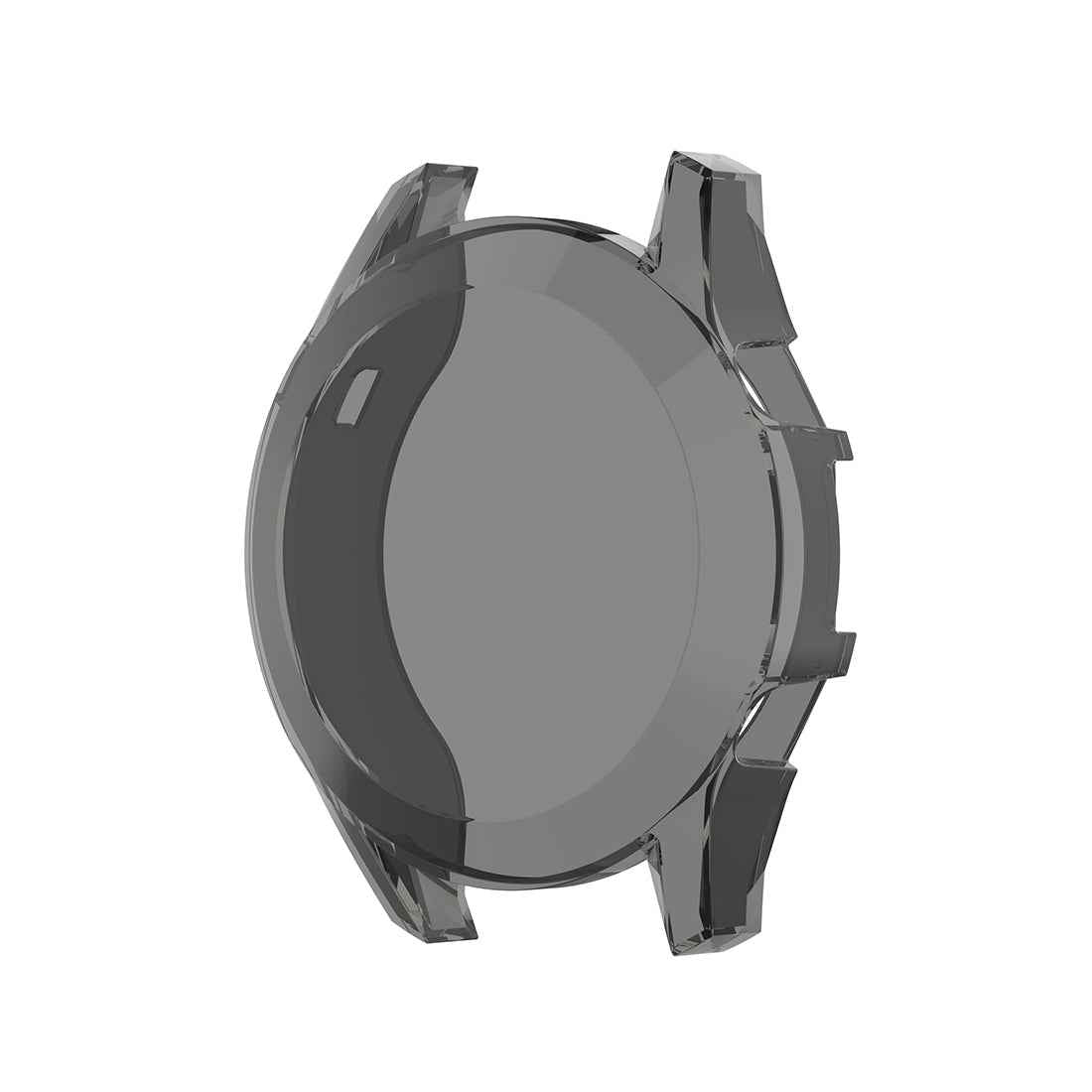 For-Huawei-Watch-GT2-46mm-Full-Coverage-Watch-Protective-Case-with-Screen(Transparent-Black)