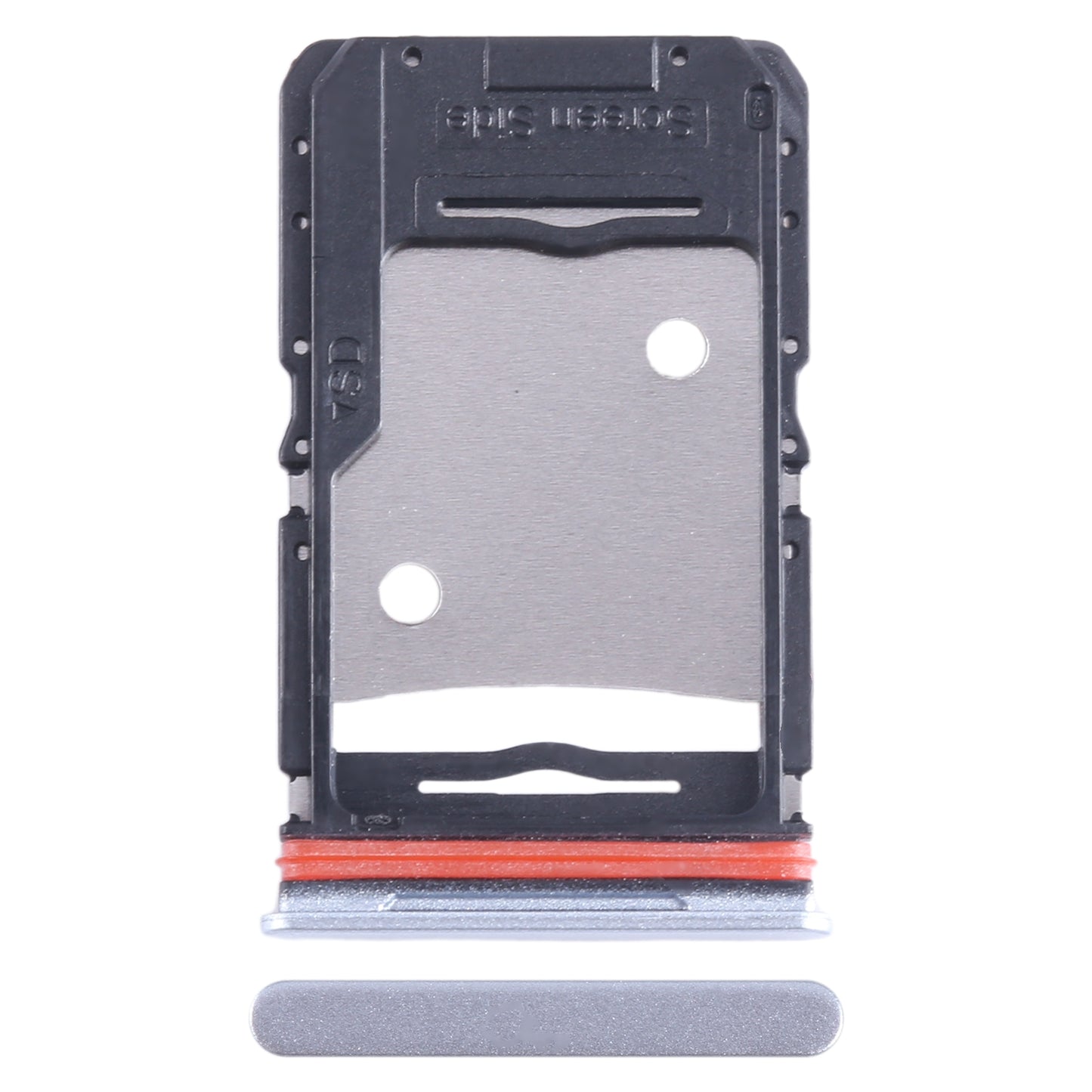 For-Infinix-Note-12-Pro-4G-SIM-Card-Tray-+-SIM-Card-Tray-+-Micro-SD-Card-Tray-(Silver)