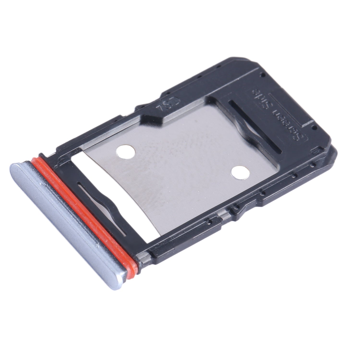 For-Infinix-Note-12-Pro-4G-SIM-Card-Tray-+-SIM-Card-Tray-+-Micro-SD-Card-Tray-(Silver)