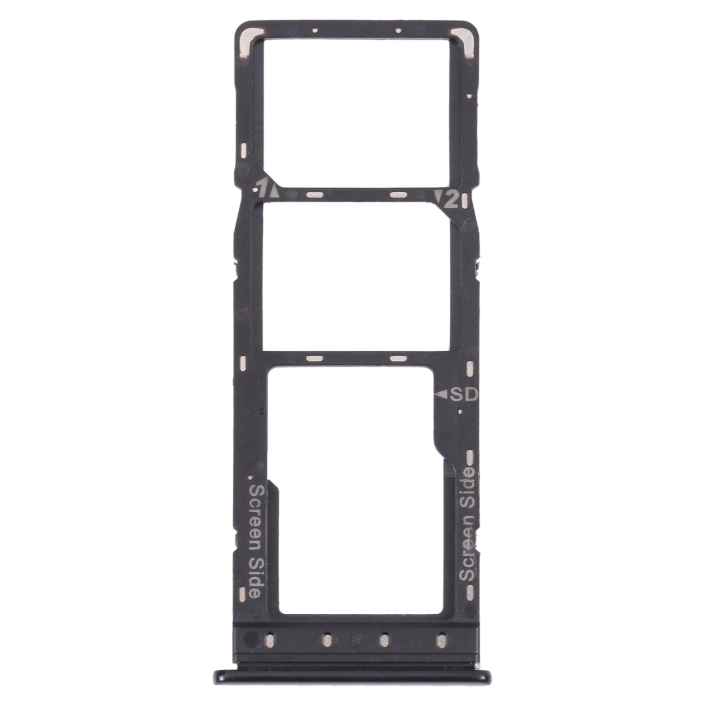 For-Infinix-Note-10-X693-SIM-Card-Tray-+-SIM-Card-Tray-+-Micro-SD-Card-Tray-(Black)