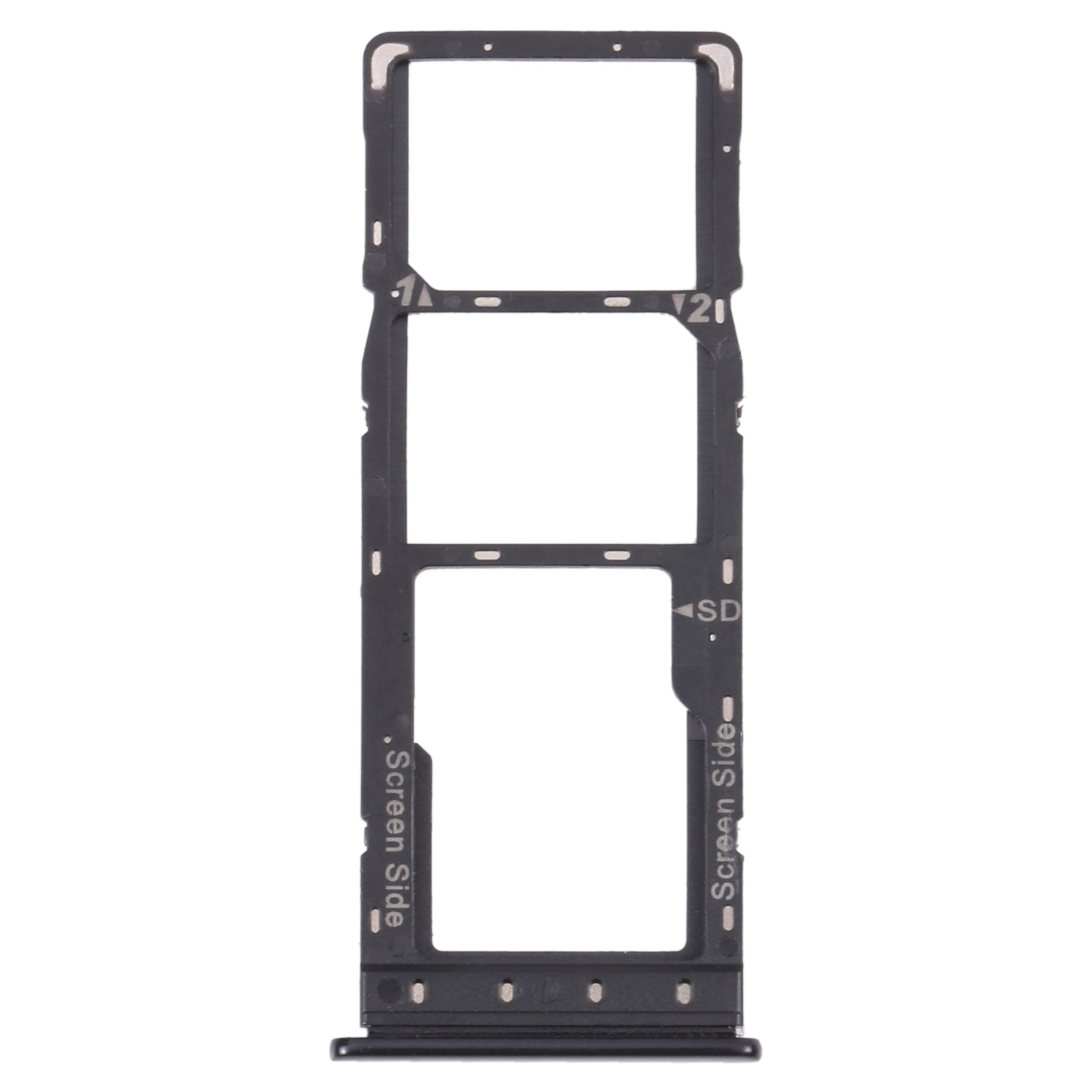 For-Infinix-Note-10-X693-SIM-Card-Tray-+-SIM-Card-Tray-+-Micro-SD-Card-Tray-(Black)