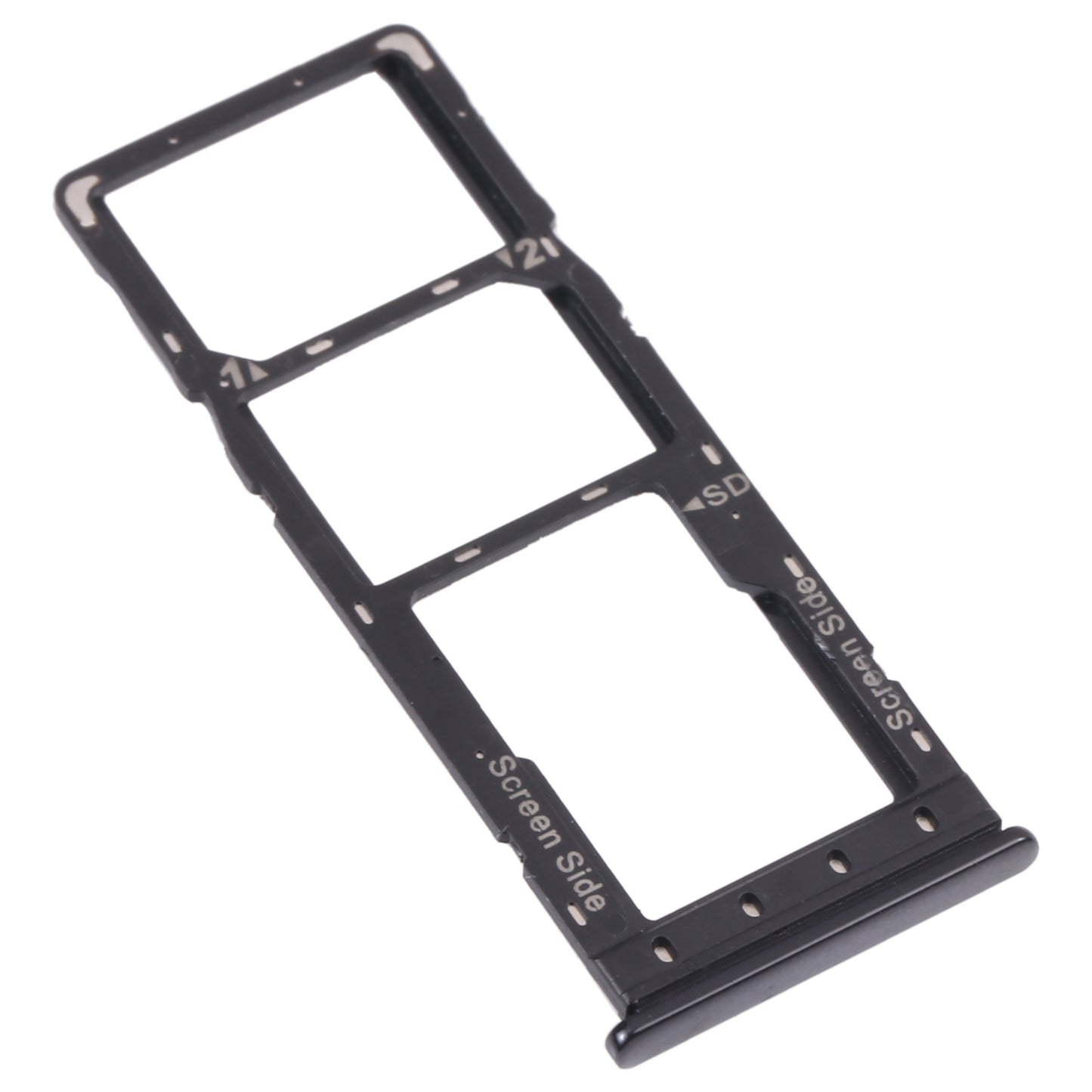 For-Infinix-Note-10-X693-SIM-Card-Tray-+-SIM-Card-Tray-+-Micro-SD-Card-Tray-(Black)