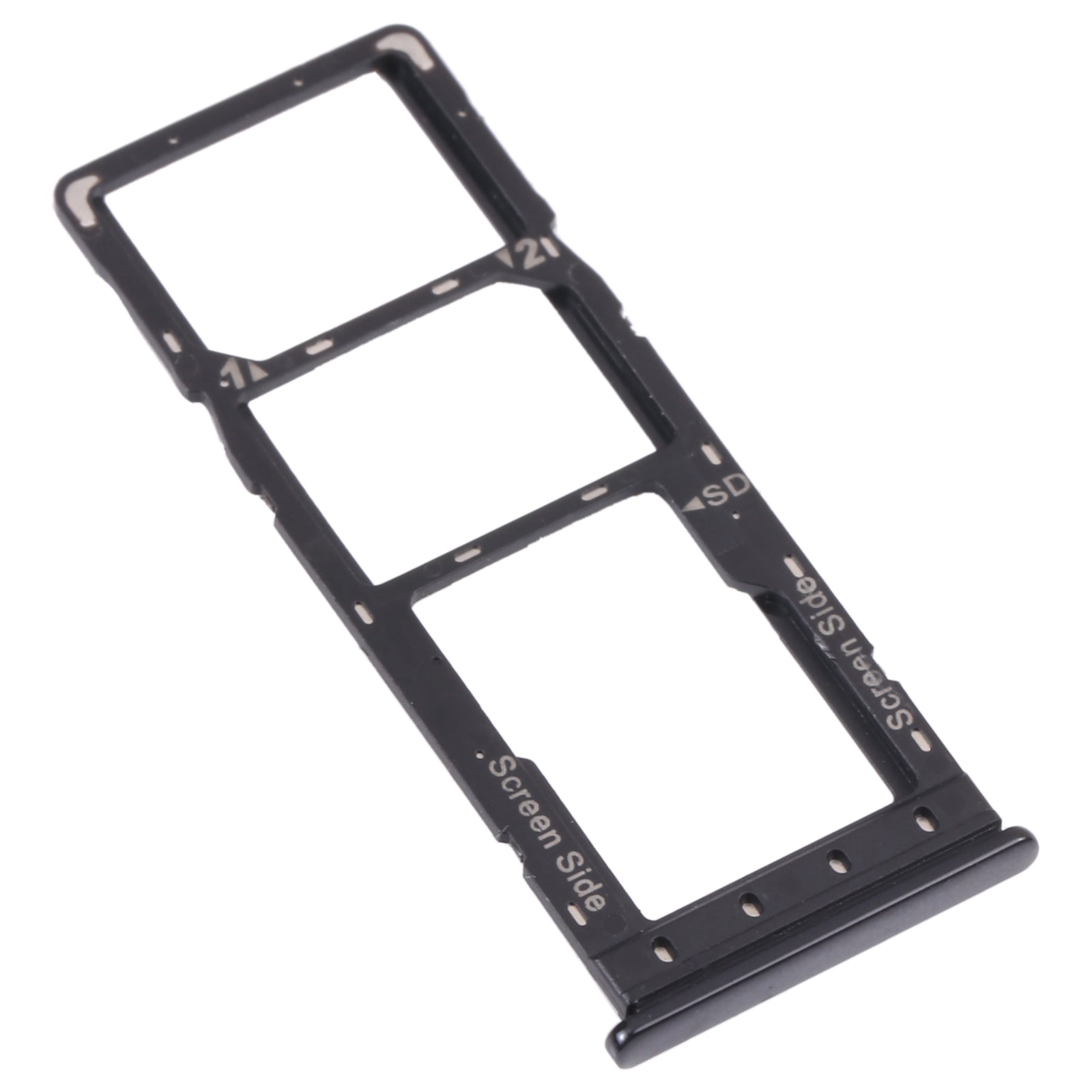 For-Infinix-Note-10-X693-SIM-Card-Tray-+-SIM-Card-Tray-+-Micro-SD-Card-Tray-(Black)