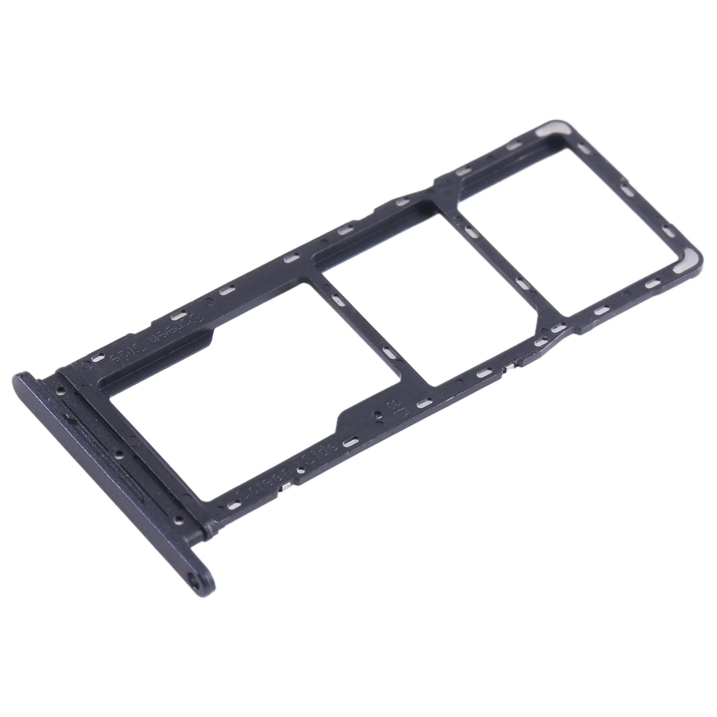 For-Infinix-Smart-7-HD-X6516-SIM-Card-Tray-+-SIM-Card-Tray-+-Micro-SD-Card-Tray-(Black)