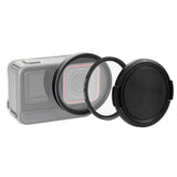 For-Insta360-Ace-Pro-PULUZ-52mm-UV-Lens-Filter-Adapter-Ring-with-Lens-Cover-(Black)