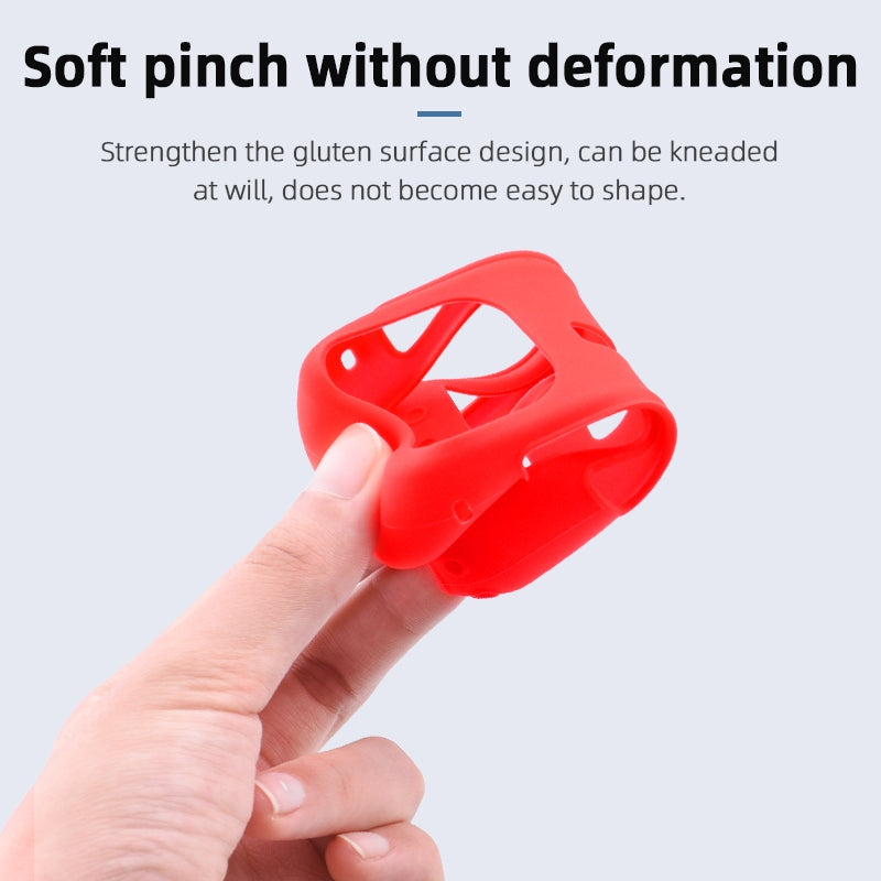 For-Insta360-X3-Silicone-Case-Protective-Cover-with-Hand-Strap(Black)